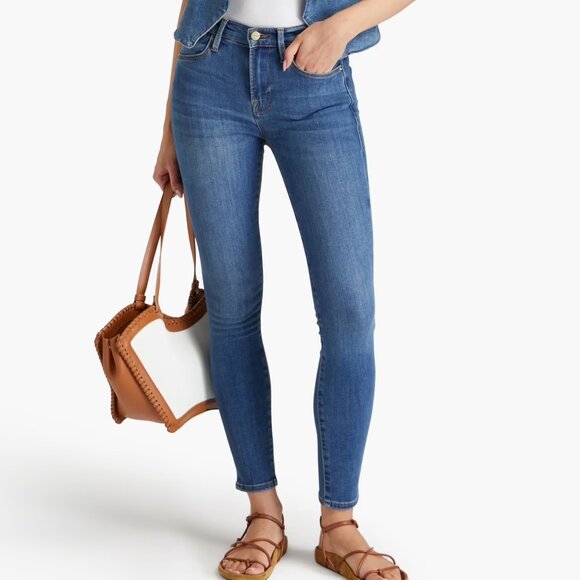 Frame Le Skinny High Denim Jeans - Picture 1 of 6